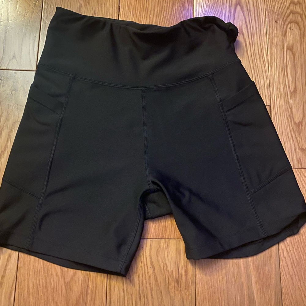 Women's Black Athletic Shorts